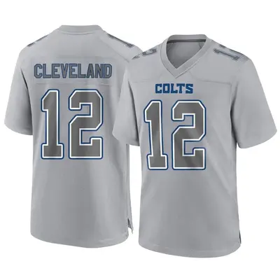 Men's Game Tyrie Cleveland Indianapolis Colts Gray Atmosphere Fashion Jersey