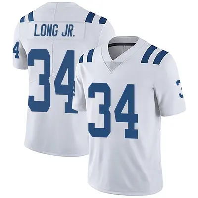 Men's Limited David Long Jr. Indianapolis Colts White Vapor Untouchable Jersey