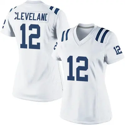 Women's Game Tyrie Cleveland Indianapolis Colts White Jersey