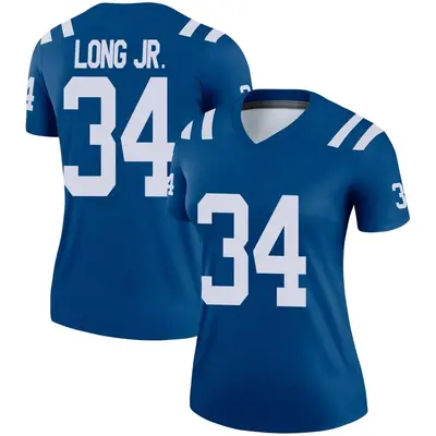 Women's Legend David Long Jr. Indianapolis Colts Royal Jersey