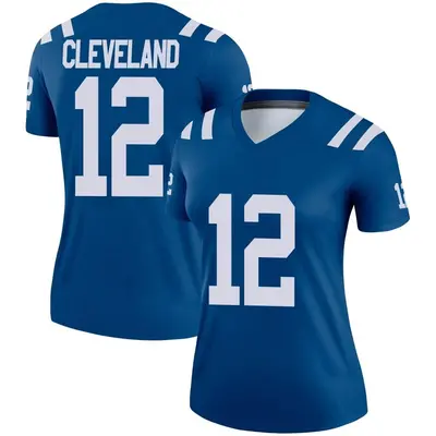 Women's Legend Tyrie Cleveland Indianapolis Colts Royal Jersey