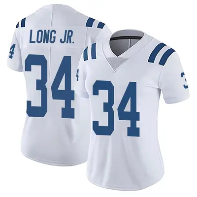 Women's Limited David Long Jr. Indianapolis Colts White Vapor Untouchable Jersey